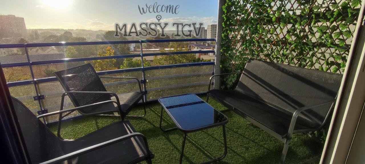 T4 Massy Tgv By Beds4Wanderlust - 80M2 Avec Terrasse Et Bureau - Proche Coulee Verte - Ideal Pro Ou Famille エクステリア 写真